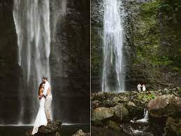 Waterfall Elopement Like What We Want 3 Possible Location Hanakapiai Falls 8mile Round Trip H Waterfall Wedding Wedding Photographers Wedding Photography