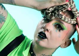 Don't hate me because I birthed a beauty genius. My baby graduated from a  makeup school for TV , Film and Special FX in Manhattan. She was supposed  to go to LA