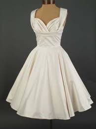 Trashy Diva 50 S Style Antique White Informal Wedding Dress White Informal Wedding Dress Informal Wedding Dresses 1950s Wedding Dress