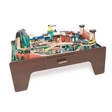 Imaginarium 105 Piece Mountain Rock Train Table Train Table Wooden Train Set Wooden Train
