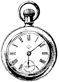 Pocket Watch Black White Line Art Tattoo Tatoo 999px Png 999 1385 Clock Drawings Pocket Watch Drawing Watch Drawing