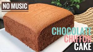 Chocolate Chiffon Cake Recipes Cooking Asmr Chocolate Chiffon Cake Cake Recipes Chiffon Cake