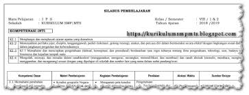 Check spelling or type a new query. Silabus Ips Kelas 8 Viii Smp Mts Kurikulum 2013 Revisi 2018 Kurikulum Smp Mts