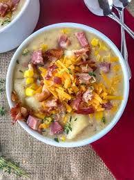 Instant Pot Ham Potato And Corn Chowder Recipe Ham Potato Corn Chowder Ham And Potato Soup