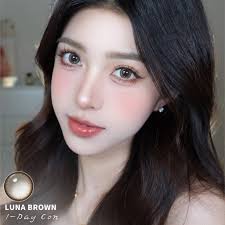 1-Day Con Luna Brown 15mm (10pcs/Box)