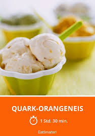 Quark Orangeneis Rezept Orangeneis Rezepte Eis