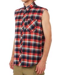 zoo york cruzafix sleeveless mens shirt red surfstitch