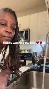 My husband helped me wash my hair because it was really dirty. He had to  wash it three times. #nothinglikeacleanhead #MakingMemories  #makingadifference