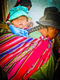 La Paz Bolivia Babywearing Baby Wearing Mother And Child Mexico Culture