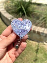 Personalized Glitter Heart