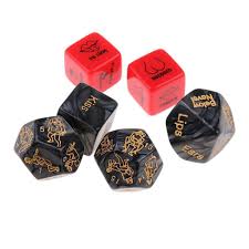 6 pezzi erotici adulti piccanti dadi coppie amanti festa in camera da letto  | eBay