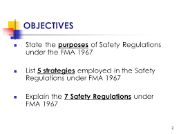 The early acts concentrated on regulating the hours of work and moral welfare of young children employed in cotton mills but were effectively unenforced until the. 1 Safety Regulations Under The Factories And Machinery Act Ppt Download