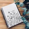 How to draw 25 doodle flowers duration. 1