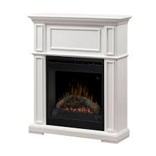 Tall fireplace wall with white surround painted in the dark and lovely cyberspace by sherwin williams. Hampton Bay Kereta Electric Fireplace The Home Depot Canada