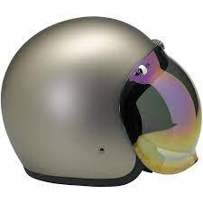 Biltwell Inc Biltwell Bubble Shield Rainbow Mirror Vintage Helmet Helmet Biltwell Helmet