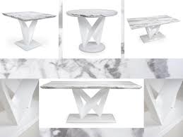 Ratings, based on 7 reviews. Shankar Saturn Grey White Gloss Marble Effect Tables Dining Coffee Lamp Ebay