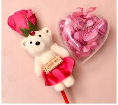 I Love U Rose Teddy With Assorted Chocolates In Heart Shape Box Gift Send Gourmet Gifts Online L11080408 Igp Com Romantic Birthday Gifts Online Gifts Love Gifts