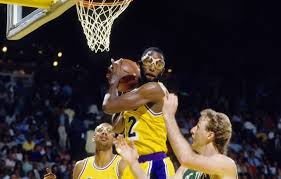 24 jerseys were hung from. This Day In Lakers History James Worthy S No 42 Jersey Retired Lakers Nation