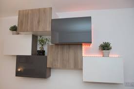 Meuble Television Mural Meuble Tv Bois Design Nouveau Led Position Television Mural Rangement Ike Avec Images Rangement Mural Ikea Meuble Rangement Salon Mobilier De Salon