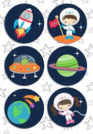 Space Rocket Party Pdf Printable Outer Space Personalized Cupcake Toppers Favor Treat Bag Tags Astronaut Spaceship Alien Ship For Boy Rocket Party Space Theme Party Space Birthday Party