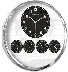 Parlak Metal Dunya Duvar Saati Urun Bilgisi Aluminyum Cerceve Gercek Cam Cap 60 Cm Sessiz Akan Saniye Urun Resimdeki Gibidir Duvar Saati Duvar Saatchi