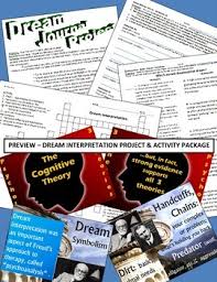 Psychology Or English Fun Activity Package Dream Interpretation