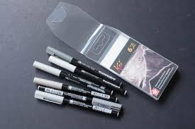 Review Sakura Koi Watercolor Brush Pen Set 6 Gray Parka Blogs