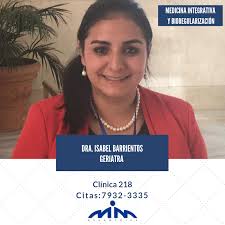 Dra. Isabel Barrientos Geriatria Clinica 218 Tel. 7932-3335  https://www.unidadsaludintegrativa.com/