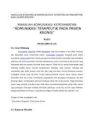 Check spelling or type a new query. Makalah Komunikasi Keperawatan