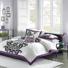 Mizone Florentine 4 Piece Duvet Cover Set Full Queen Purple Amazon Ca Home Kitchen Modern Comforter Sets Comforter Sets Bedding Sets