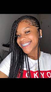 Youknow I Always Come Through Withh Some Lit Pinns Follow Me Lovejne01 For More Cute Braided Hairstyles Weave Hairstyles Braided Braids With Weave