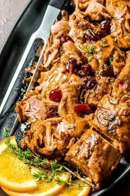 Pork loins are typically roasted, but we wanted to find a way to prepare this cut in a slow cooker. Crock Pot Cranberry Pork Loin Homemade Hooplah