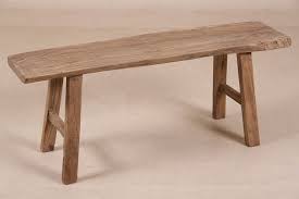 Vintage Bank Aus Altem Holz Ulme Vintage Bank Holzbank Ohne Lehne Vintage Mobel