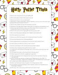 A collection of cool harry potter or harry potter style projects i'd love to tackle. Harry Potter Trivia Questions For All Ages Free Printable Play Party Plan