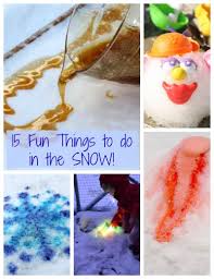 15 Fun Things To Do In The Snow How Wee Learn Snow Fun Snow Much Fun Craft Activities For Kids