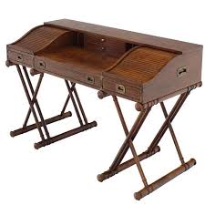 3.6 out of 5 stars. Faux Bamboo Base Campaign Secretary Roll Top Style Desk At 1stdibs