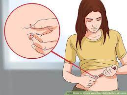 How To Pierce Your Own Belly Button At Home With Pictures Belly Button Navel Piercing Belly Piercing