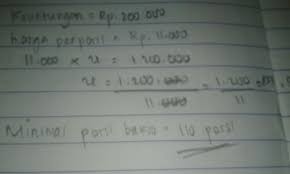 Dia mematok harga nasi gorengnya adalah rp8.000,00 per porsi. Seorang Pedagang Bakso Mengeluarkan Modal Sebesar 1 Juta Untuk Menjalankan Usahanya Dia Mematok Brainly Co Id