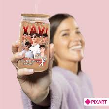 La Diabla and Xavi Valentine's Sublimation PNG, High-quality Print PNG for  DIY Projects, Xavi Jar Wrap Sublimation Png, Digital Download