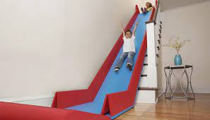 Sliderider Turns Boring Indoor Stairs Into An Awesome Slide Stair Slide Staircase Slide Indoor Slides