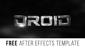 Start making awesome videos online! Free After Effects Template Epic Trailer Titles Youtube