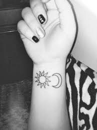This is a simple outline tattoo with very thick black borders. 175 Stunningly Hot Sun Tattoos Wild Tattoo Art