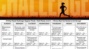 30 Day Plank Challenge Health