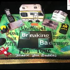 Covering a cake in fondant. Baking Bad 14 Over The Top And Funny Em Breaking Bad Em Finale Cakes