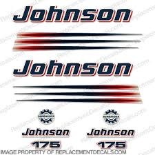 Show your vaccine pride with this design in classic sport jersey style: Johnson 175hp Decals 2002 2006