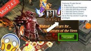 Origin mod apk 2.0.2 hack(unlimited money) + obb android. Mod V2 4 2 Mu Origin Mu Titan Hack Mod Apk Unlimited Bound Zen Max Vip And More Synoplayz Youtube
