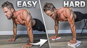 Go ahead and try to max out each way and see where your numbers lie. 6 Best Push Ups For Big Chest From Easy To Hard Youtube