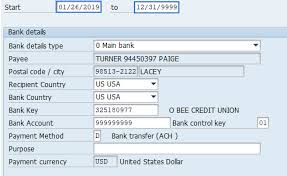 Using your account details to receive money. Bank Details Copy And Update Record Hrms Support Hub