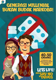 Generasi Millenial Bukan Budak Narkoba Medis Poster