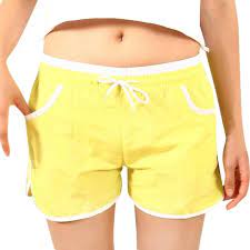 New Light Color Women Swim Short Solid Quick Dry Womens Swimming Short Geekbuyig Womens High Waisted Shorts Swim Shorts Women Cotton Shorts Women
